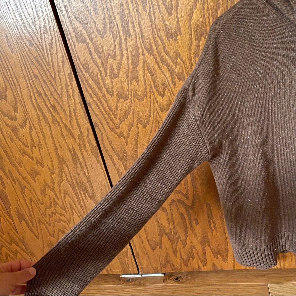 Coyuchi 100% Organic Cotton Arroyo Funnelneck Sweater | Relaxed | Minimalist - Picture 7 of 8